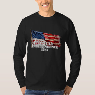 Vrolijk op 4 juli - Onafhankelijkheidsdag T-shirt