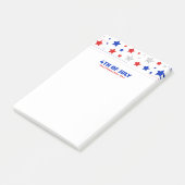 Vrolijk op 4 juli post-it® notes (Schuin)