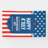 Vrolijk op 4 juli spandoek (Horizontaal)