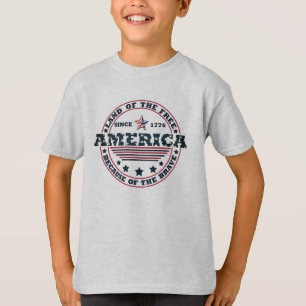 Vrolijk op 4 juli t-shirt