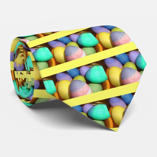 Vrolijk paasei! stropdas (Opgerold)