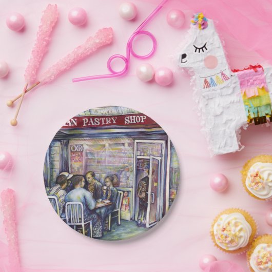 vrolijk papieren bordje (Feest)