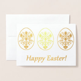 Vrolijk Pasen. Folie Kaarten