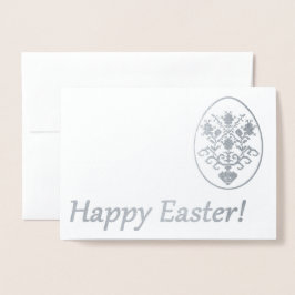 Vrolijk Pasen. Folie Kaarten