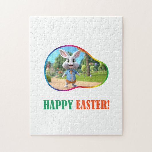 Vrolijk Pasen! geloof Legpuzzel (Verticaal)