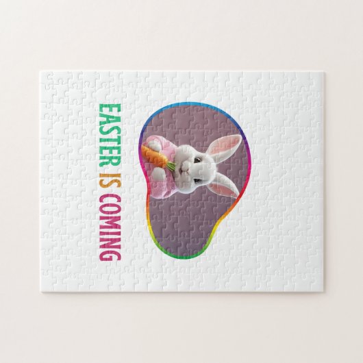 Vrolijk Pasen! karakter Legpuzzel (Horizontaal)