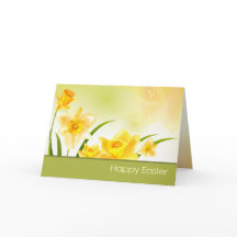 Vrolijk Pasen. Lente Daffodils Pasen