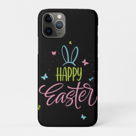 Vrolijk Pasen met vlinders iPhone 11 Pro Hoesje