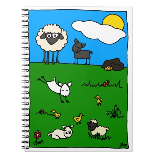 Vrolijk Pasen. Notitieboek (Voorkant)