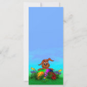 Vrolijk Pasen. Paaskonijn (Achterkant)