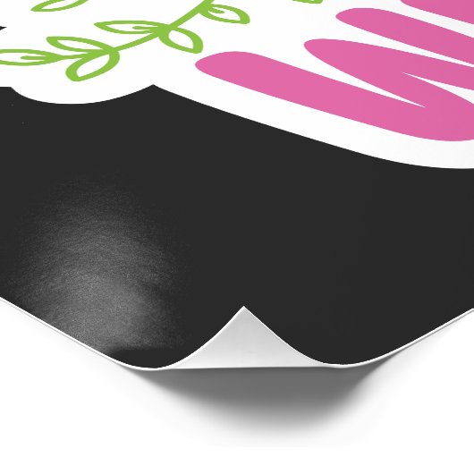 Vrolijk Pasen. Schattigee eitjes Perfect Poster (Hoek)