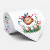 Vrolijk Pasen. Stropdas (Opgerold)