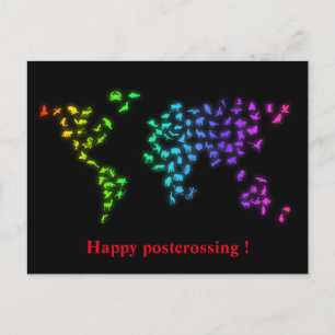 Vrolijk postoversteken! briefkaart