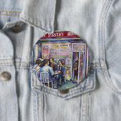 vrolijk ronde button 4,0 cm (In situ)