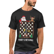 Vrolijk Schaken Kerstmis - Kerst Schaken T-shirt