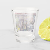 vrolijk shot glas (Achterkant)
