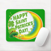 Vrolijk Sint Patrick's Dag. Muismat (Met muis)