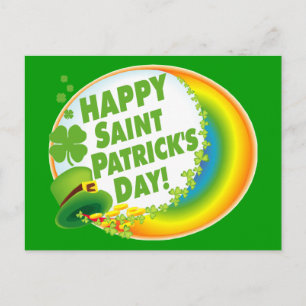Vrolijk St. Patrick's Day. Briefkaart