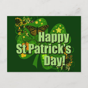 Vrolijk St. Patrick's Day. Briefkaart