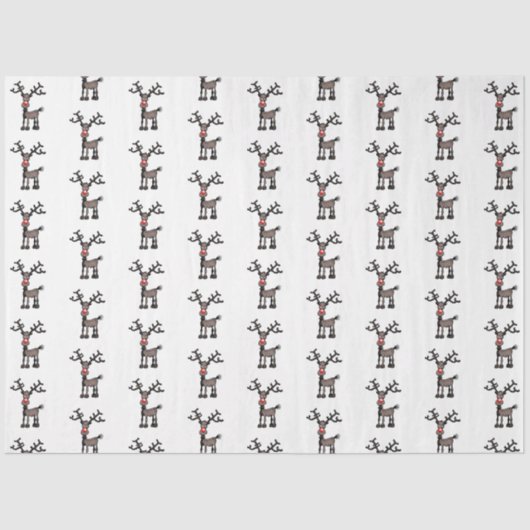 Vrolijk Stressmas met Rudolph Tissuepapier (Voorkant)