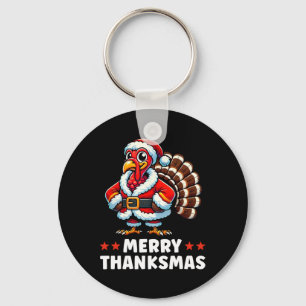 Vrolijk Thanksgiving Thanksgiving Turkije Xmas Fun Sleutelhanger