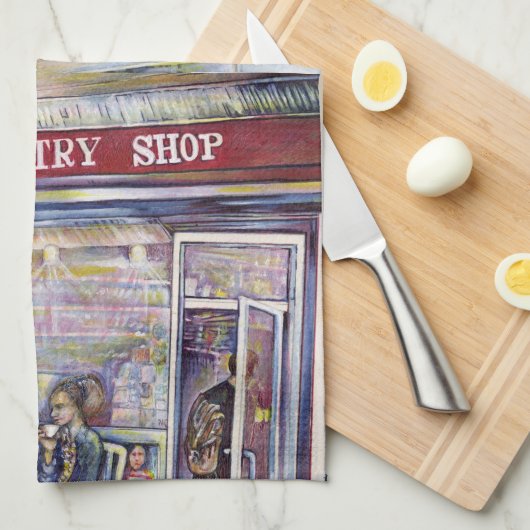 vrolijk theedoek (Quarter Fold)