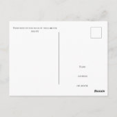 Vrolijk tropisch kerstfeest vanaf het strand briefkaart (Achterkant)