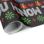 Vrolijk uh gelukkig dat je het ding kent Joe Biden Cadeaupapier (Rol Hoek)