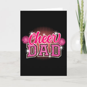 Vrolijk Vader Vaderdag Cheerleader Papa Daddy Chee Kaart