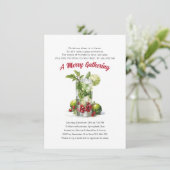 Vrolijk verzamelen cocktails kaart (Staand voorkant)