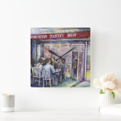 vrolijk vierkante klok (Huis)