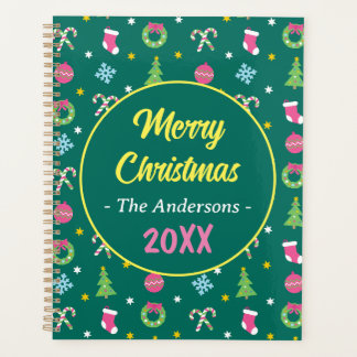 Vrolijk vrolijk kerstfeest planner