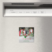 Vrolijk vrolijk kerstmagneet magneet (Insitu (Vaatwasser))