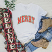 vrolijk vrouwen kerst T-shirt