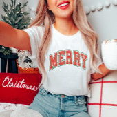 vrolijk vrouwen kerst T-shirt