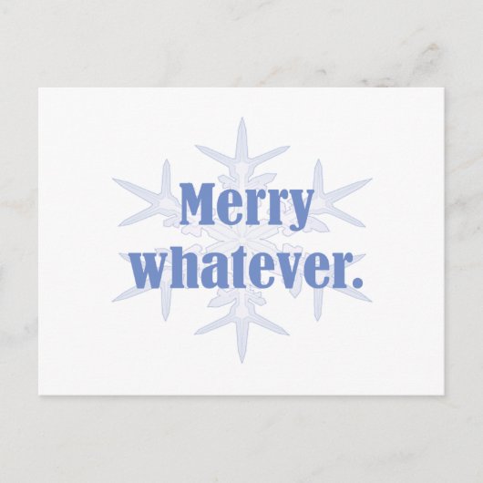 Vrolijk wat dan ook! feestdagenkaart (Voorkant)