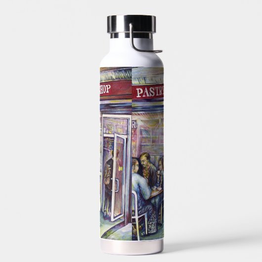 vrolijk waterfles (Links)