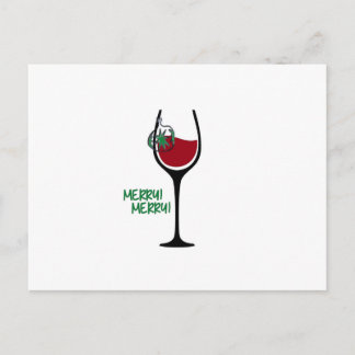 Vrolijk Weinig (groen) Briefkaart van het Glas van