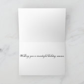 Vrolijk Westie Kerstmis Feestdagen Kaart (Binnen)