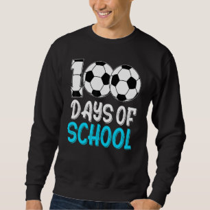 Vrolijke 100 dagen school 100e dag voetballer trui