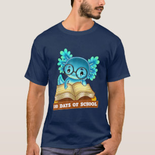 Vrolijke 100 dagen schoolAxolotl 2022 Kindergarten T-shirt