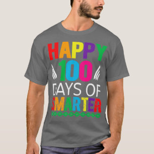 Vrolijke 100 dagen slimmer terug naar t-shirt