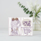 Vrolijke Agenda Briefkaart (Staand voorkant)