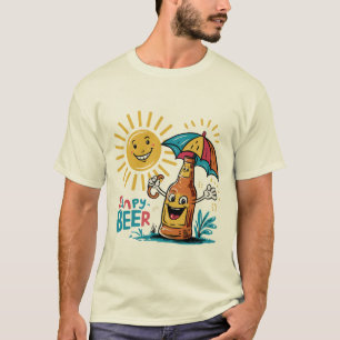 Vrolijke Bierfles en Sunny Fun T-Shirt