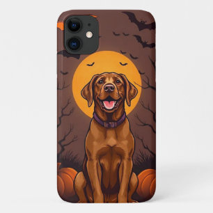 Vrolijke bruine hond iPhone 11 hoesje