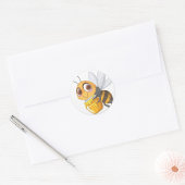 Vrolijke Cartoon Bee Sticker