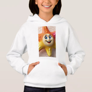 "Vrolijke Cartoon Starfish" Hoodie