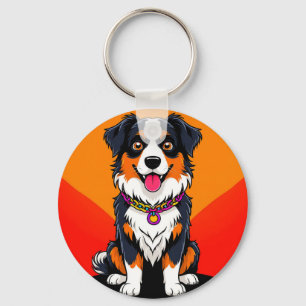 🐶 Vrolijke Cartoonhond Voor Dagelijks Gebruik 🐶 Sleutelhanger