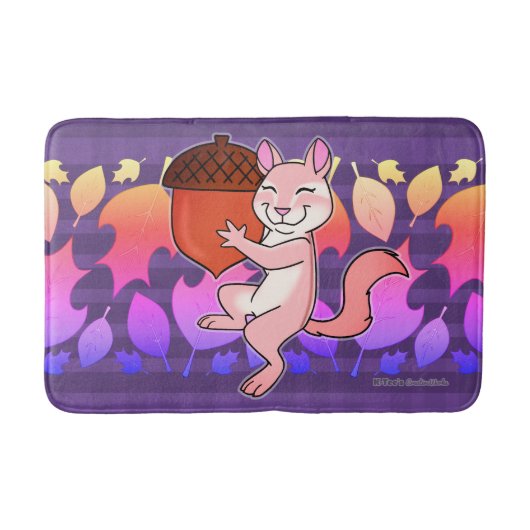 Vrolijke Chipmunk - Badmat (Voorkant)