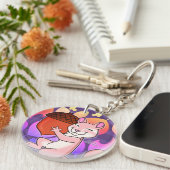 Vrolijke Chipmunk - Sleutelhanger (Voorkant Rechts)